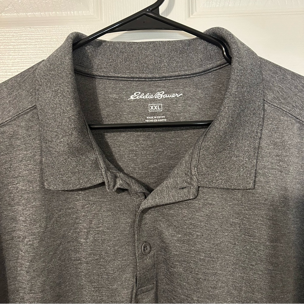 Eddie Bauer Polo, Gray XXL - Picture 3 of 6